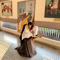 Saying Prayer Request at Mother Eliswa Ear