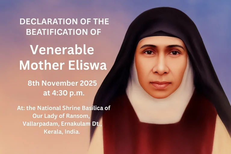 Declaration of the Beatification of Venerable Mother Eliswa